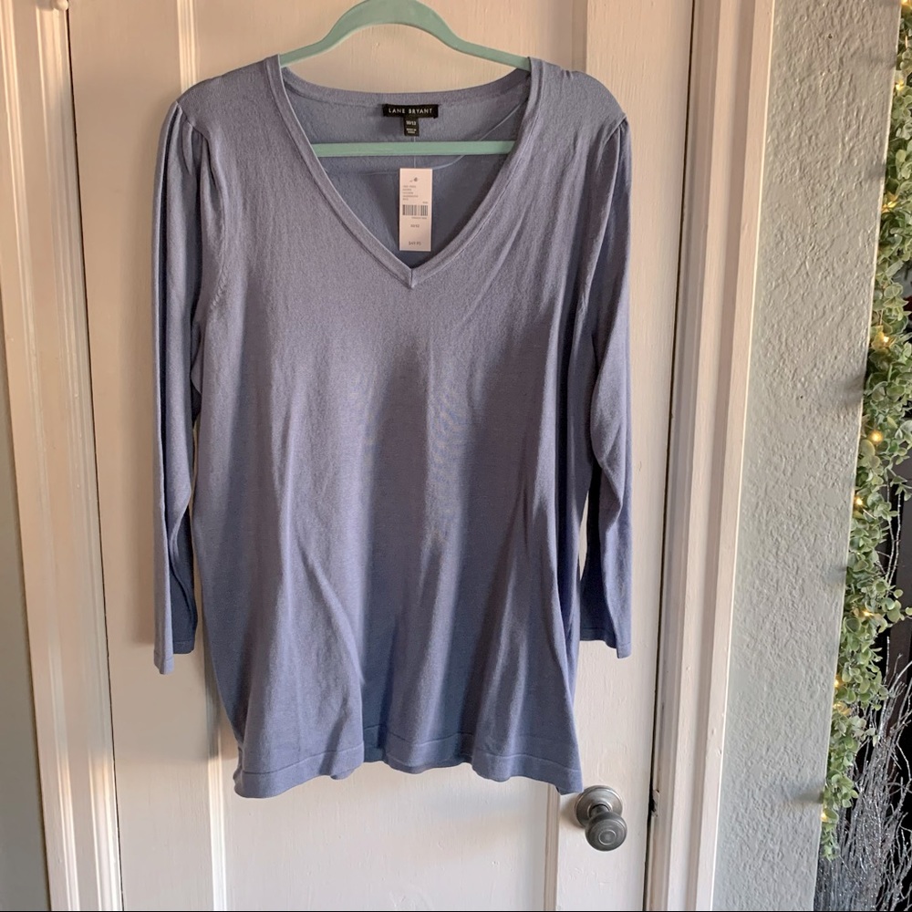 NWT Lane Bryant 10-12 V-Neck Sweater